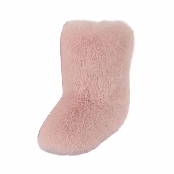 Snow Boots for Women,Winter Warm Mid Calf Boots With Soft Lined Interior And Durable Sole for Comfort And All Day Wear,Winter Boots for Women,Light Pink,8.5