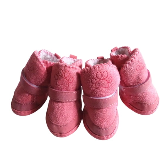 Snow Boots for Dogs, Winter Shoes for Cats, Lightweight Adjustable Dog Boots, Cold Weather Dog Shoes