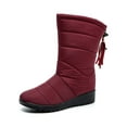 thumbnail image 1 of Snow Boots for Girls Womens Waterproof Slip Resistant Winter Snow Cold Weather Boots Warm Ladies Shoes, 1 of 7