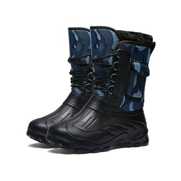 Snow Boots for Men Winter Boots Water Resistance Anti-slip Snow Boots Thicken Warm Shoes