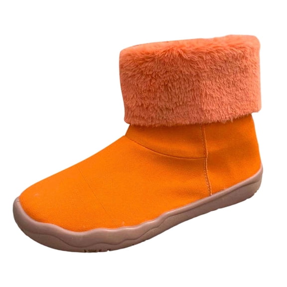 Snow Boots for Women,Elevated High Top Winter Boots for Women With And Superior Traction In Cold Snowy Conditions,Winter Boots for Women,Orange,6.5