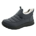 thumbnail image 1 of Snow Boots for Women Winter Warm Furry Lined Ankle Booties Comfortable Non Slip Lightweight Work Boots, 1 of 5