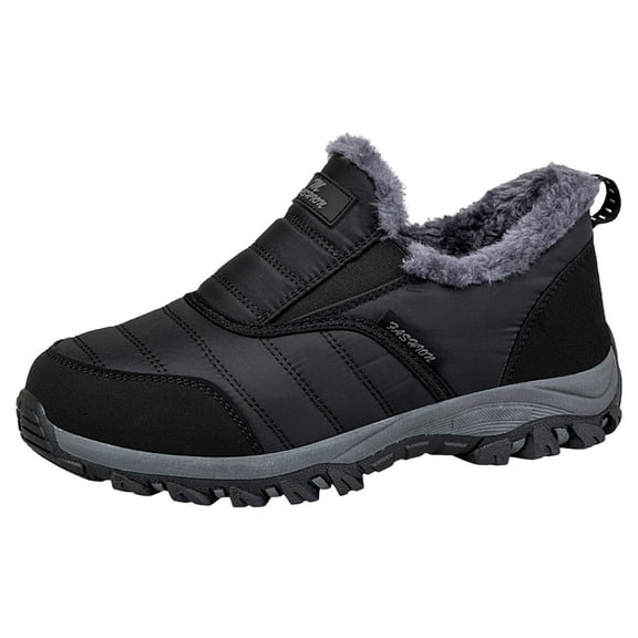 Snow Boots for Women,Women's Winter Boots Fashionable Couple Style Comfortable Thick Sole On Casual Warm Footwear,Winter Boots for Women,BK1,7.5