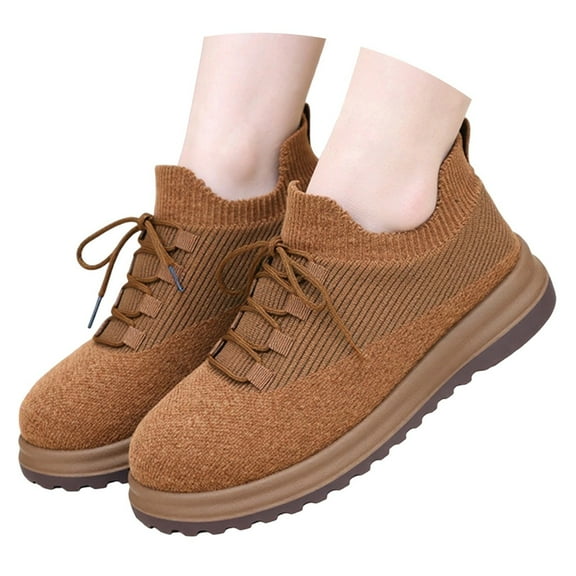 Snow Boots for Women,Women's Winter Boots With Thick Insulated Sole for Extreme Cold Weather Comfortable On Design,Winter Boots for Women,Brown,7