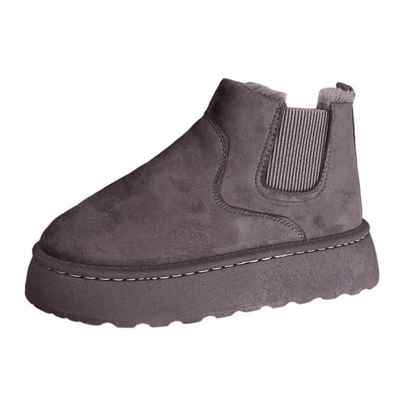 Snow Boots for Women,Women's Winter Boots With Wool for Extreme Cold Weather Insulation And All Day Comfortable Wear,Winter Boots for Women,Grey,8.5