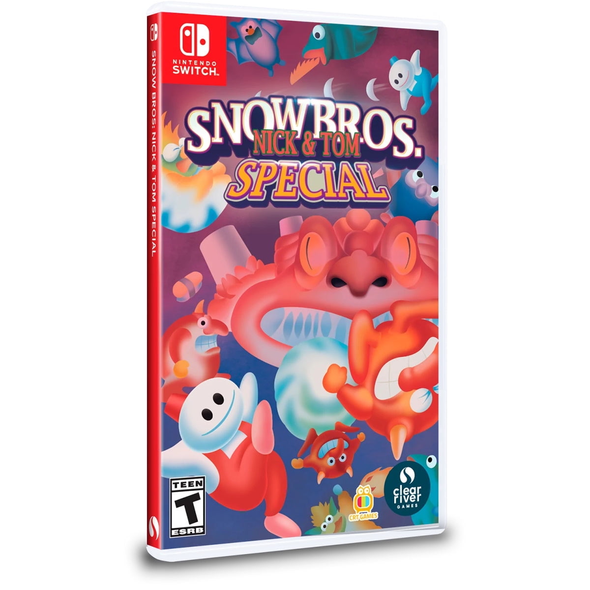 BROS. NICK & TOM SPECIAL(スノーブラザーズ スペシャル)初回限定版 - Switch(ぬいぐるみ (Nick & Tom)、ステッカー(3枚セット)、AR Snow Bros Nick and Tom Special (Limited Run Games) (Nintendo