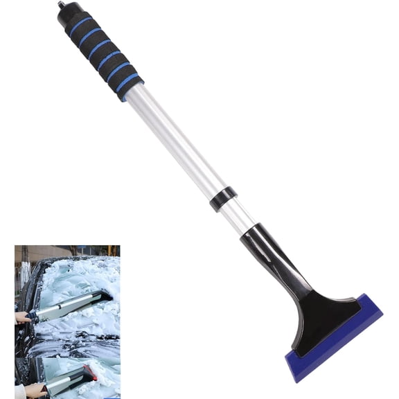 Snow Brush for Car Window, Ice Scraper, Premium Car Rakes for Snow Removal, Retractable Aluminum Snows Removal Tool, Cars, Trucks, SUV