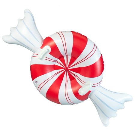 SnowCandy Peppermint Inflatable Snow Tube
