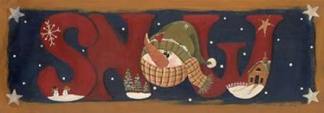 Snow Canvas Art - Jo Moulton (10 x 20)