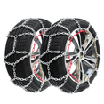 thumbnail image 1 of Snow Chains Tire Chains For Cars Pickup Trucks SUV, 1 Min Quick Fit Easy Installation Tire-Chains, Reusable Universal Emergency Traction Chain -KN-70-silver, 1 of 7
