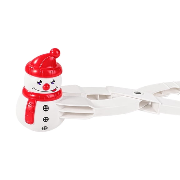 Snow Clamp Snowman Snowball Maker Clip Winter Snowball Fight Toy with Adorable Snowman Design for Kids Outdoor Snow Play Single Piece JASKFLY