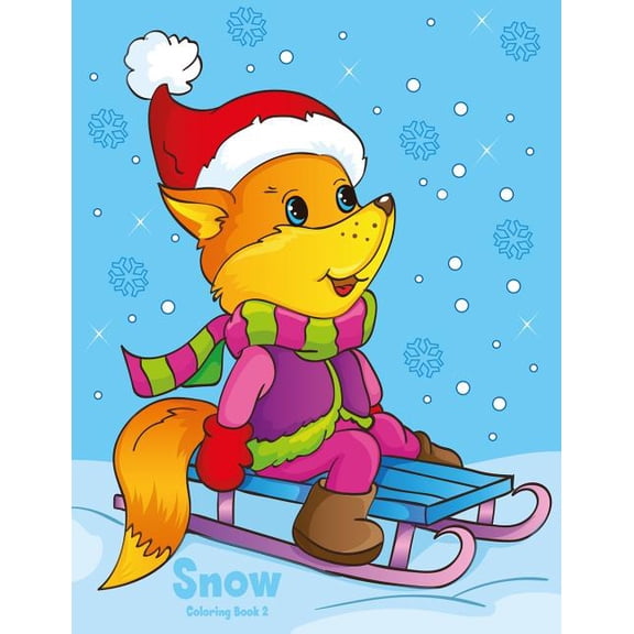 Snow Snow Coloring Book 2, Book 2, (Paperback)