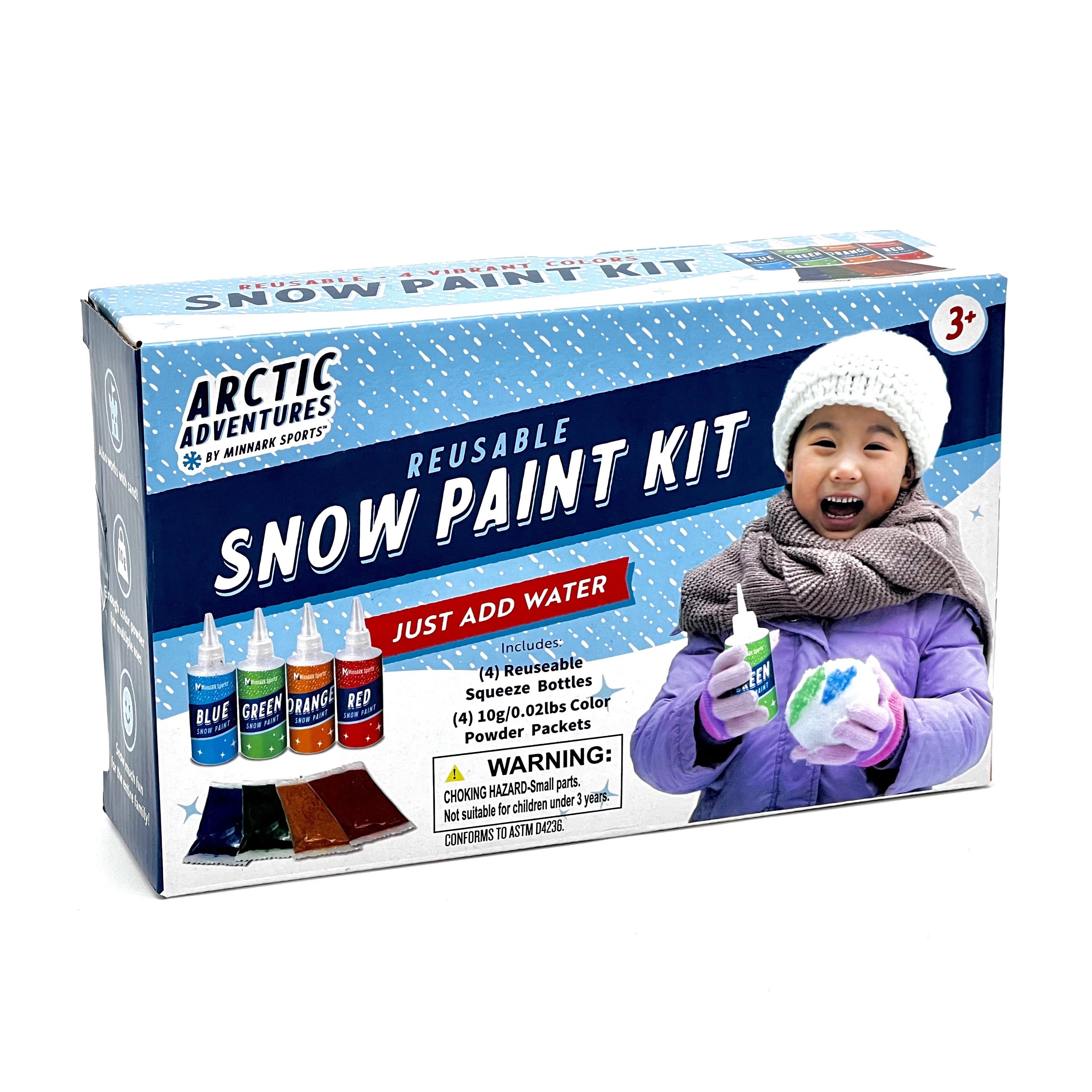  Chameleon Colors Snow Painting Kit - 10 Pack - 5 Vibrant Colors  - 5 Squirt Bottles - Art Craft Kit for Snow Decorations - Color Powder Snow  Paint - Kid-Friendly Activity 