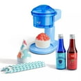 thumbnail image 1 of Snow Cone Maker Set: Blue Plastic Shaved Ice Machine & Slushie Maker, Hand Wash, 30W, 6-Volume Capacity, 1 of 5