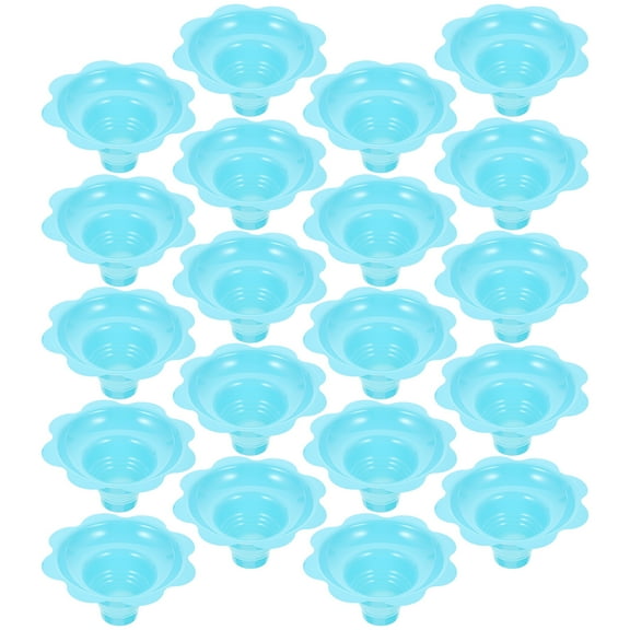 Snow Cone Mini Containers Syrup Plastic Cutlery Cups Yogurt Storage Bowl Dessert Ice Cream