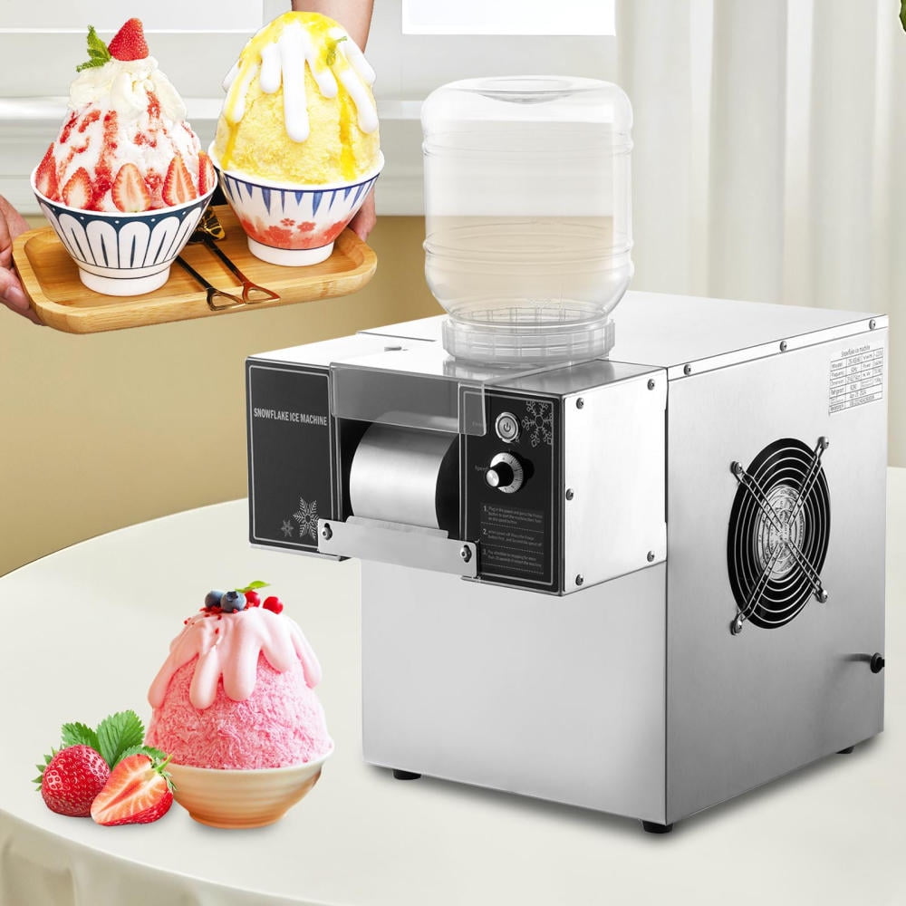 Snow Cone Shaver Machine, Snowflake Ice Maker – Air Cooling for Dessert Shops & Snack Bars