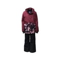 thumbnail image 1 of Snow Country Outerwear Girls Big Youth 2 Pc Snow Suit Ski Jacket and Pants Set Peony S-L, 1 of 7