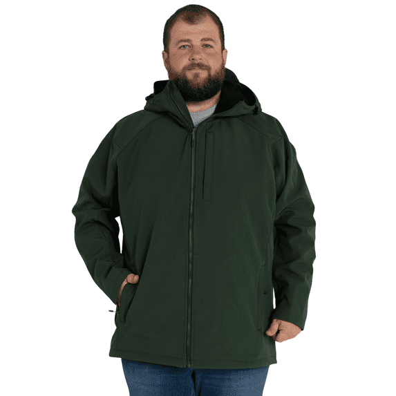 Snow Country Outerwear Men's Big 2XL-7XL Cyclone Stretch Soft Shell Hooded Jacket Coat