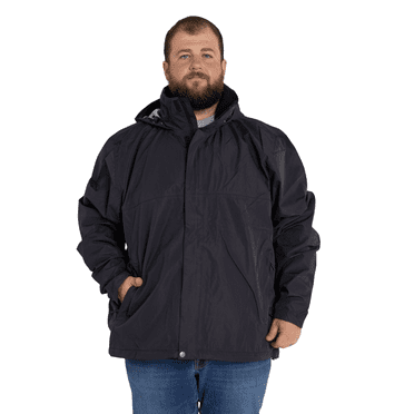Snow Country Outerwear Men’s Big 3XL-7XL Cloudburst Rain Windbreaker Jacket
