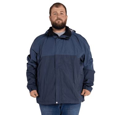 Snow Country Outerwear Men’s Big 3XL-7XL Cloudburst Rain Windbreaker Jacket