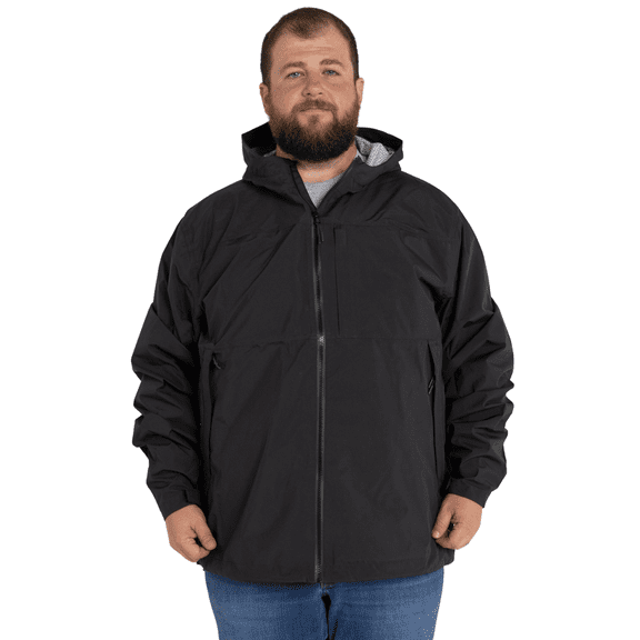 Snow Country Outerwear Men’s Big Rugged Rainier Rain Windbreaker Jacket 2XL-7XL