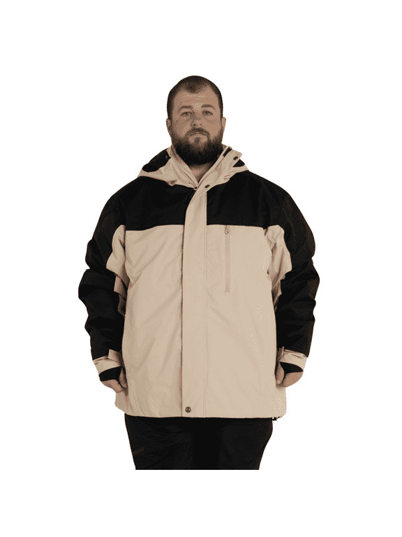 Outerwear Mens Big 2XL-7XL Winter Insulated Peak Ski Jacket Coat