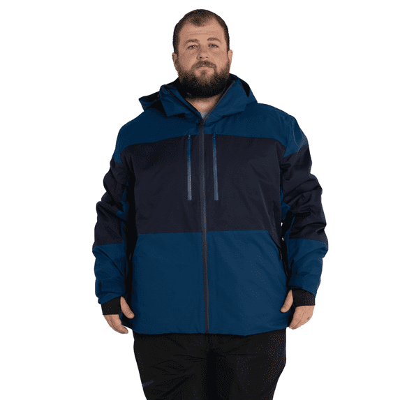 Snow Country Outerwear Mens Big 2XL-7XL Winter Insulated Peak Ski Jacket Coat