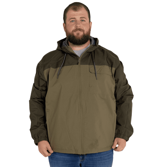 Snow Country Outerwear Mens Big Sizes Windbreaker Packable Rain Jacket