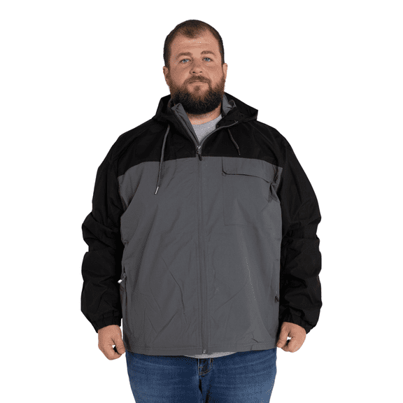 Snow Country Outerwear Mens Big Sizes Windbreaker Packable Rain Jacket