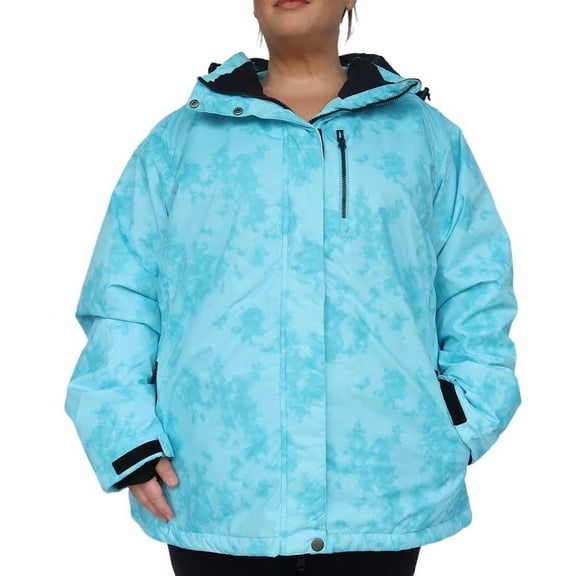 Snow Country Outerwear Women's Plus Size 1X-6X Bevel Insulated Snow Ski Jacket Coat