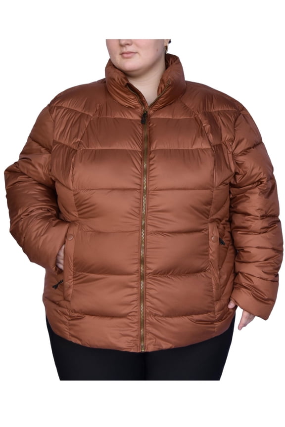 Outerwear Women's Plus Size 1X-6X Synthetic Puffy Jacket