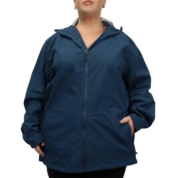Snow Country Outerwear Women’s Plus Size Camden 2X-6X Rain Windbreaker Jacket
