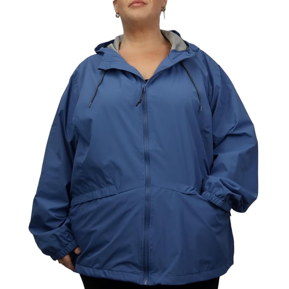 Snow Country Outerwear Women’s Plus Size Camden 2X-6X Rain Windbreaker Jacket