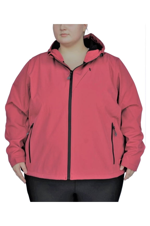 Outerwear Women's Plus Size Micro Fleece Soft Shell Jacket Coat 1X-6X