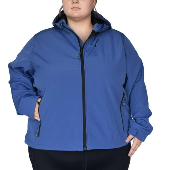 Snow Country Outerwear Women's Plus Size Micro Fleece Soft Shell Jacket Coat 1X-6X
