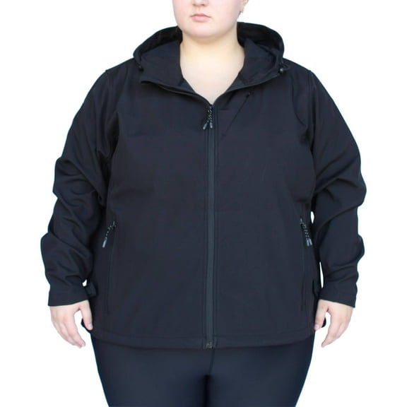 Snow Country Outerwear Women's Plus Size Micro Fleece Soft Shell Jacket Coat 1X-6X