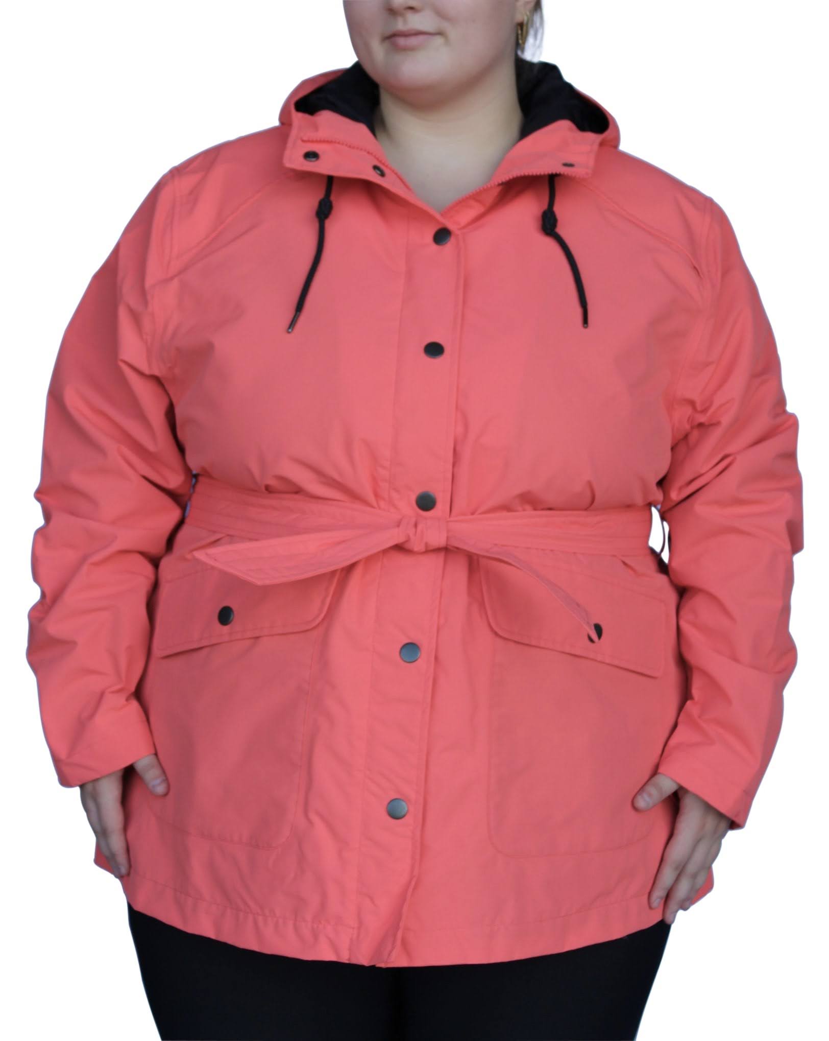 Snow Country Outerwear Women's Plus Size Short Trench Rain Jacket Coat 1X-6X - image 1 of 5