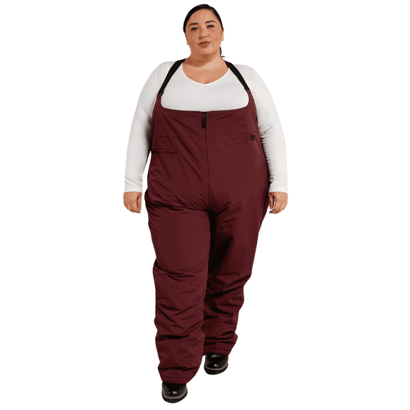 Snow Country Outerwear Women's Plus Size Snow Ski Bibs Overalls Pants 1X - 6X Short or Reg