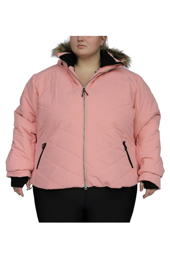 Snow Country Outerwear Womens Plus Size 1X-6X Vail Down Alternative Snow Jacket Coat