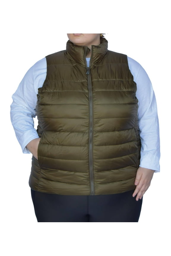 Outerwear Womens Plus Size 1X-6X Vest Synthetic Down