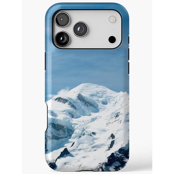 Shell Posster Blue Snow-Covered Mountain and Blue Sky Tough Case for Apple iPhone ...