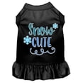 thumbnail image 1 of Dog Dress, Pet Dog  Cat Dress Screen Printed, "Snow Cute", 1 of 11
