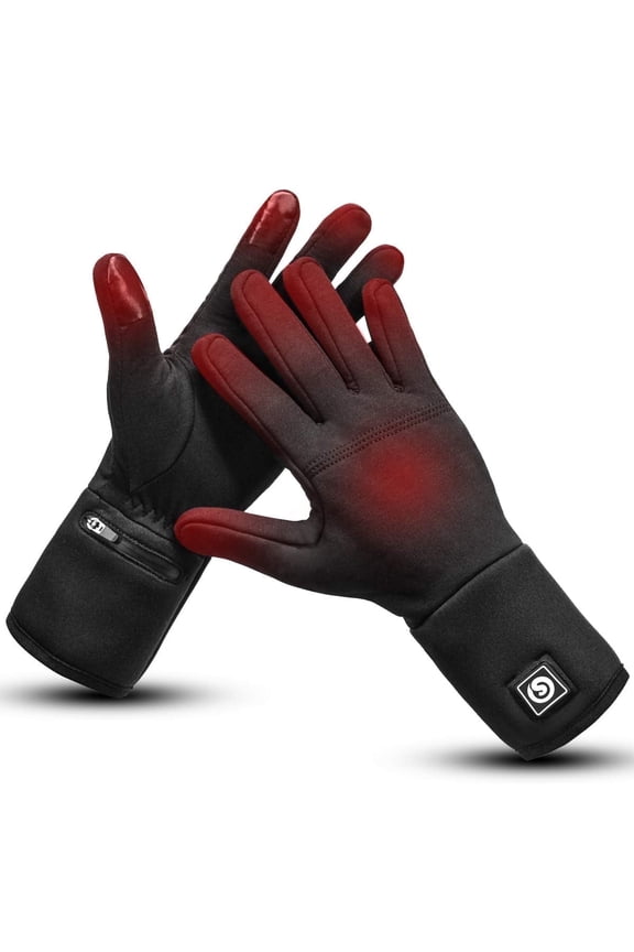 Heated Glove Liners for Men Women,Rechargeable Electric Battery Heating Riding Ski Snowboarding Hiking Cycling Hunting Thin Gloves Hand Warmer Arthritis&Raynaud's