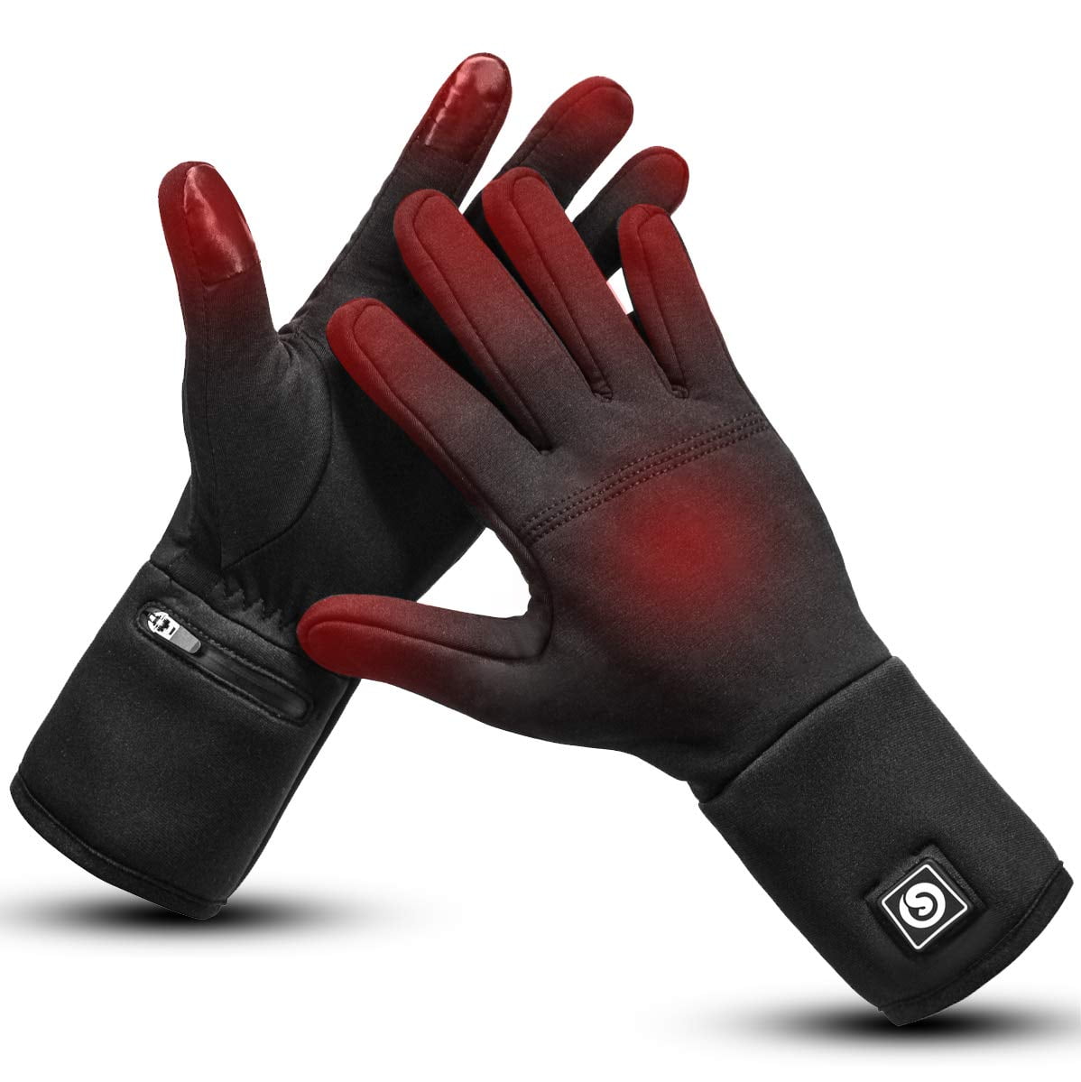 Snow Deer Heated Gloves Liners Electric Gloves for Men Women Rechargeable Battery Waterproof Hand Warmer for Winter Sports Snow Biking Riding Skiing Cycling Hunting Snowboarding