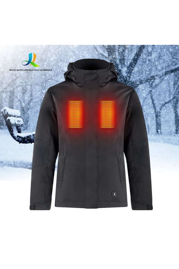 Heated Jackets For Women With Battery Pack Included Waterproof Rechargeable Heated Jacket Adjust 3 Heating settings Winter Outdoor 2024