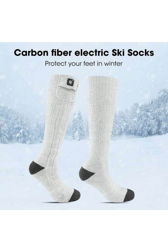 Heated Socks for Women – Rechargeable Battery Operated Socks, Electric Women's Heated Socks