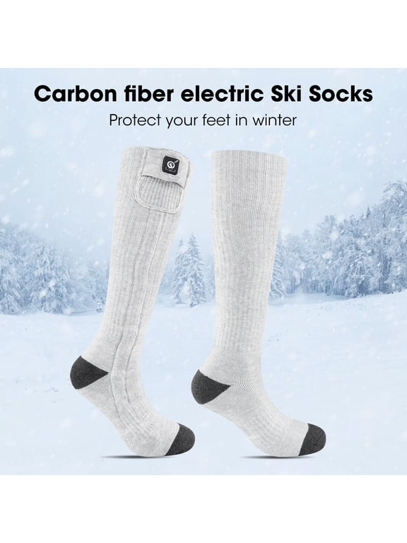 Heated Socks for Women – Rechargeable Battery Operated Socks, Electric Women's Heated Socks