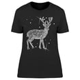 thumbnail image 1 of Snow Deer T-Shirt Women -Image by Shutterstock, Female Medium, 1 of 2