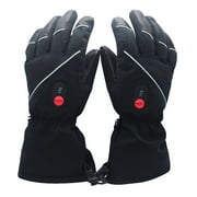 SNOW DEER Heated Gloves for Men Women, Rechargeable Electric Heated Gloves ,Heated Skiing Gloves and Snowboarding Gloves
