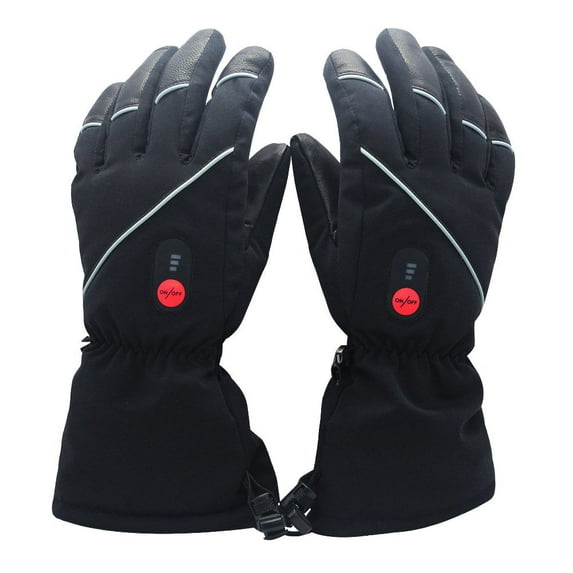 Snow Deer Winter Heated Gloves for Men Women, Rechargeable Electric Heated Gloves ,Heated Skiing Gloves and Snowboarding Gloves